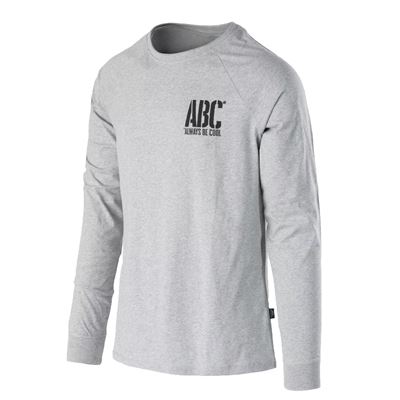 T-shirt ALWAYS BE COOL z długim rękawem GREY MELANGE