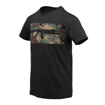 Koszulka 16/203 COMBO BLACK/US WOODLAND