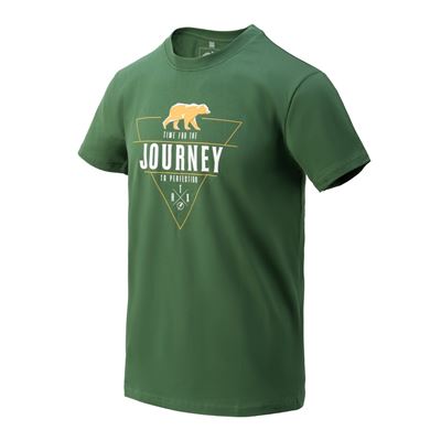 Koszulka JOURNEY TO PERFECTION MONSTERA GREEN