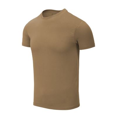 T-shirt ORGANIC SLIM U.S. BROWN