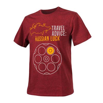 Koszulka RUSSIAN LUCK RED MELANGE