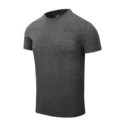T-shirt SLIM BLACK/GRAY MELANGE