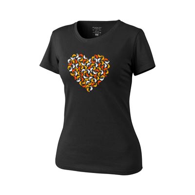 Koszulka damska CHAMELEON HEART BLACK