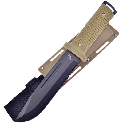 Nóż TAC-XTREME BOWIE z połączonym ostrzem SAND