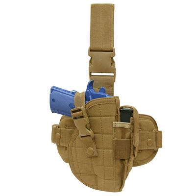 Kabura na udo pistoletu LEG HOLSTER COYOTE BROWN