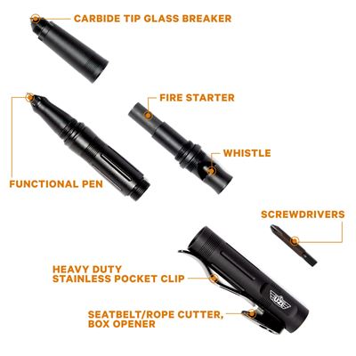 Pióro TACTICAL UTILITY wielofunkcyjne z ostrzem