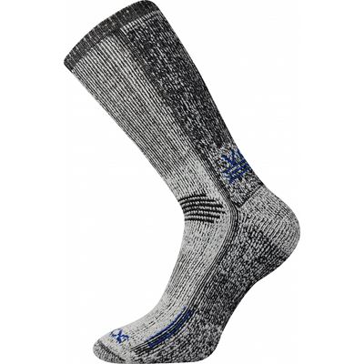 Skarpety ORBIT z wełny merynosowej, COOLMAX® SZARE/NIEBIESKIE