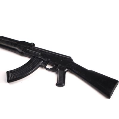 Makieta samopowtarzalnego karabinu AK-47, gumowa, CZARNA