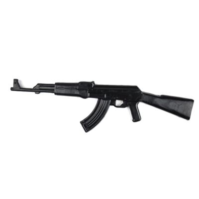 Makieta samopowtarzalnego karabinu AK-47, gumowa, CZARNA