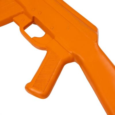 Makieta karabinu maszynowego AK-47, gumowa, POMARAŃCZOWA