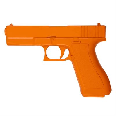 Makieta pistoletu treningowego GLOCK gumowa ORANŻOWA