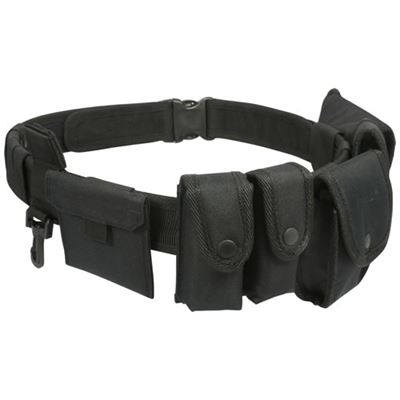 Pas SECURITY VIPER z 6 kieszeniami BLACK