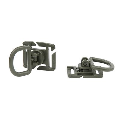 Adapter MOLLE D ring swivel 2 sztuki ZIELONY