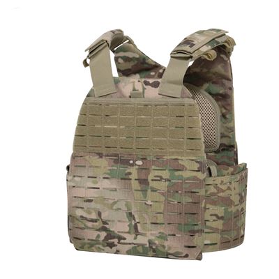 Kamizelka LASER CUT MOLLE z uchwytem na płyty MULTICAM