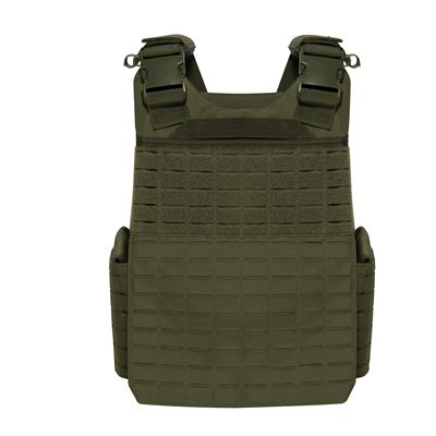 Kamizelka LASER CUT MOLLE nosič plátů ZELENÁ
