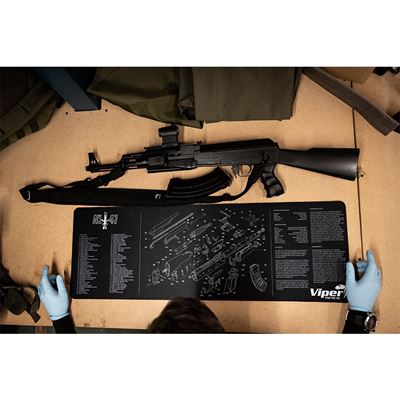 Mata robocza AK-47 gumowa CZARNA