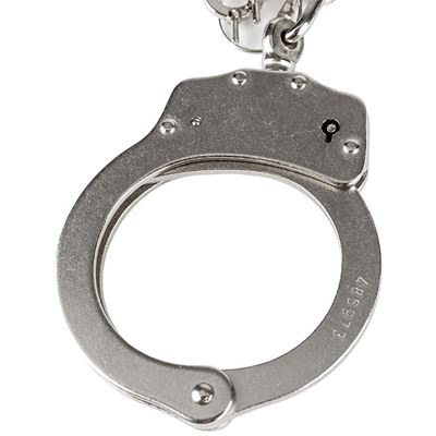 Łańcuchowe kajdanki policyjne HEAVY DUTY SILVER