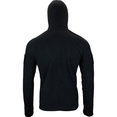Bluza z kapturem FLEECE CZARNA
