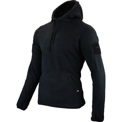 Bluza z kapturem FLEECE CZARNA