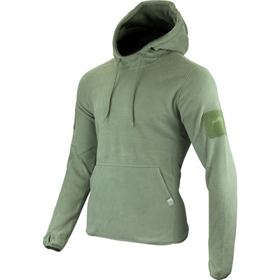Bluza kangurka z kapturem FLEECE GREEN