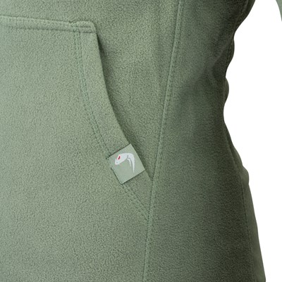 Bluza kangurka z kapturem FLEECE GREEN