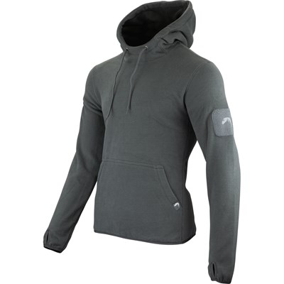 Bluza kangurka z kapturem FLEECE Titanium GREY