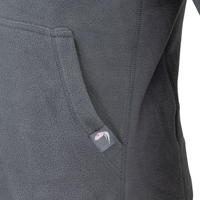 Bluza kangurka z kapturem FLEECE Titanium GREY