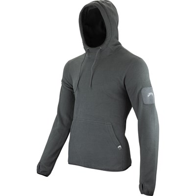 Bluza kangurka z kapturem FLEECE Titanium GREY