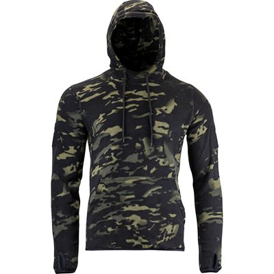 Bluza kangurka z kapturem FLEECE VCAM BLACK