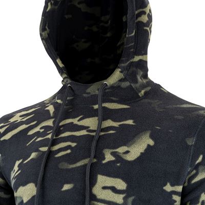 Bluza kangurka z kapturem FLEECE VCAM BLACK