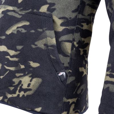Bluza kangurka z kapturem FLEECE VCAM BLACK