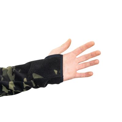 Bluza kangurka z kapturem FLEECE VCAM BLACK