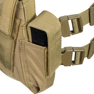 Kabura pistoletowa TACTICAL na udzie COYOTE