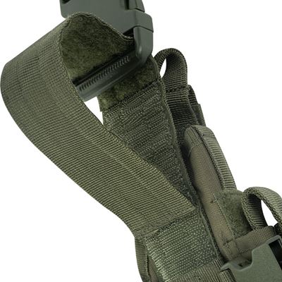 Kabura pistoletowa TACTICAL na udzie ZIELONA