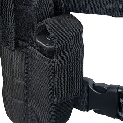 Etui pistoletowe regulowane UNI STEHENNÍ CZARNE