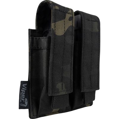 Kabura na 2 magazynki pistoletowe VCAM BLACK