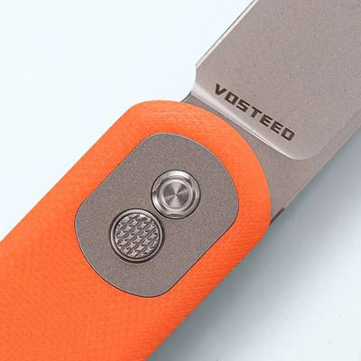 Nóż CORGI z gładkim ostrzem ORANGE