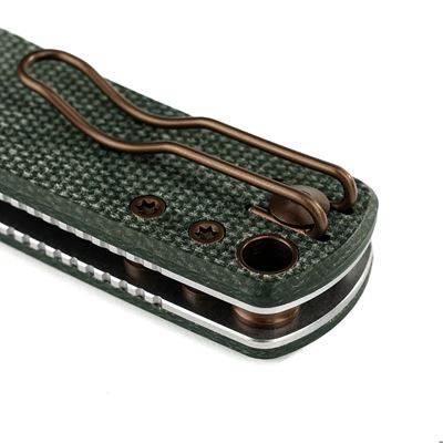 Nóż składany PORCUPINE z gładkim ostrzem, ZIELONY