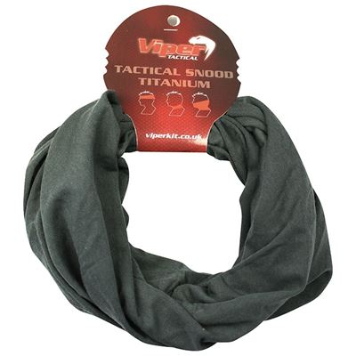 Wielofunkcyjna chusta taktyczna SNOOD TITANIUM GREY