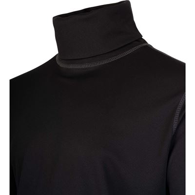 Koszulka TACTICAL ROLLNECK z długim rękawem CZARNA