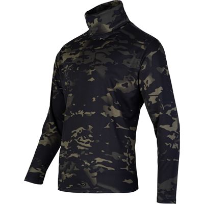 TACTICAL ROLLNECK koszulka z długim rękawem VCAM BLACK