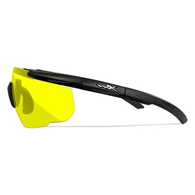 Okulary strzeleckie SABER ADVANCED BLACK z ramką YELLOW