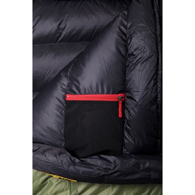 Śpiwór puchowy VIKING 600 BLUE-BLACK rozmiar 195cm LEWY