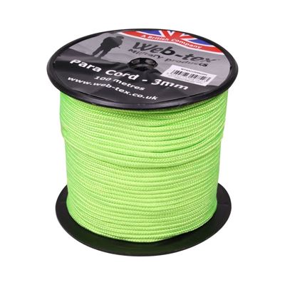 Przewód PARA ø 3 mm / 100 m NEONOWY ZIELONY