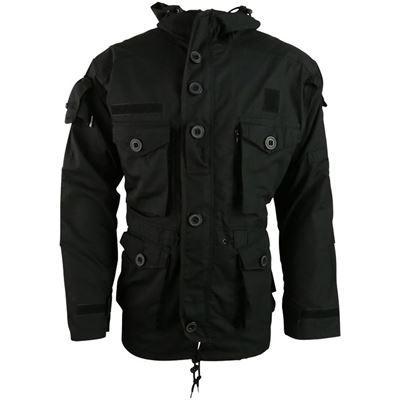 Długa kurtka SMOCK SAS-style CZARNA