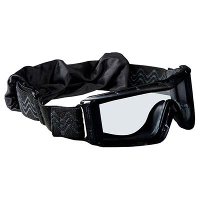 Gogle taktyczne BOLLE X-810 BLACK - CZYSTE SZKŁA