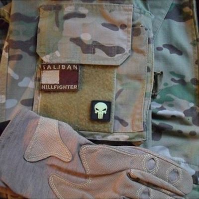 Naszywka PUNISHER plastik GLOW IN THE DARK