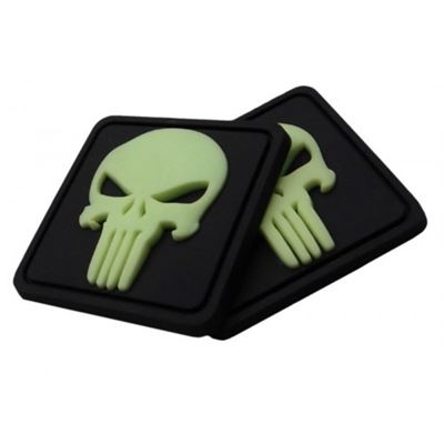 PUNISHER patch GLOW IN THE DARK