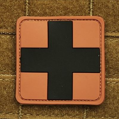 Plastikowa naszywka Cross MEDIC BLACK/BLACK
