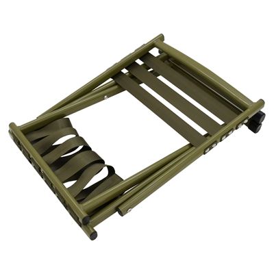 Składane krzesełko z oparciem ARMY NATURE